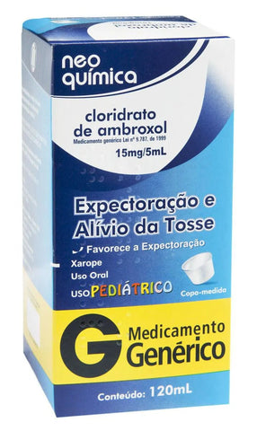 Cloridrato de Ambroxol (Neo Química)  3mg/mL - 120 mL - Xarope