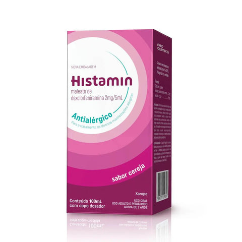Histamin  0,4mg/mL - 100 mL - Xarope
