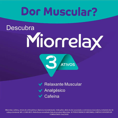 Miorrelax  300mg + 50mg + 35mg - 20 Unidades - Comprimido
