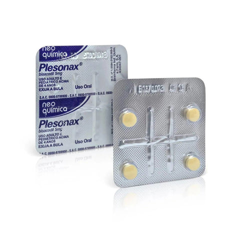 Plesonax  5mg - 4 Unidades - Comprimido