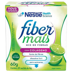 Fibermais Colageno Regulador Intestinal  Limão - 10 x 6 g - Sachê