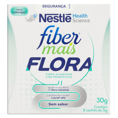 Fibermais Flora Regulador Intestinal  Sem Sabor - 6 x 5 g - Sachê
