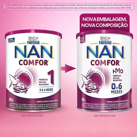 Fórmula Infantil Nan Comfor  1 - 800 g