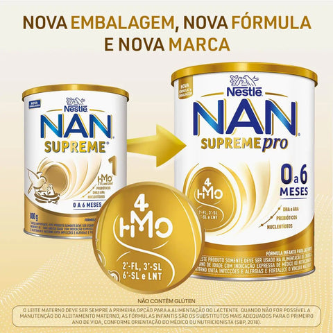 Fórmula Infantil Nan Supreme 1 Hm-O Com 400g