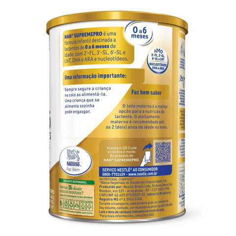 Fórmula Infantil Nan Supreme 1 Hm-O Com 400g