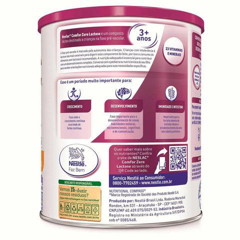 Fórmula Infantil Neslac Comfor  Zero Lactose - 700 g