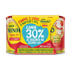 Fórmula Infantil Ninho Fases  1+ - 2 x 800 g