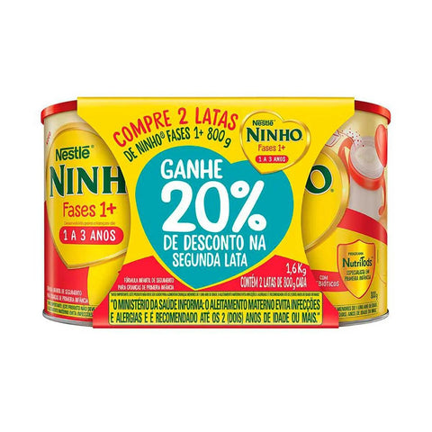 Fórmula Infantil Ninho Fases  1+ - 800 g