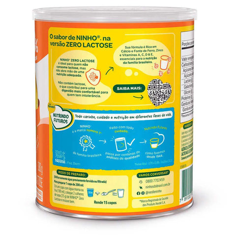 Fórmula Infantil Ninho Forti+  Zero Lactose - 380 g