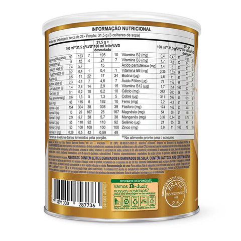 Kit Suplemento Alimentar Nutren Senior Baunilha 2 Unidades Com 740g Cada