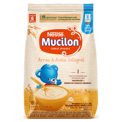 Mucilon Arroz e Aveia Integral Sachê 180G