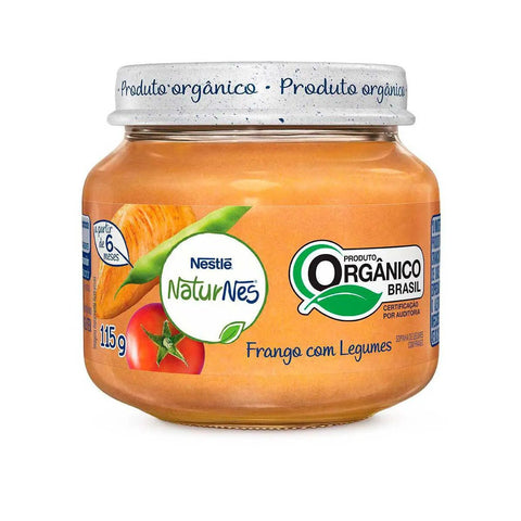 Naturnes Papinha Organica Frango Com Legumes 115G