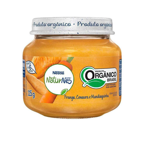 Naturnes Pote Papinha Organico Frango Cenoura e Mandioquinha 115G