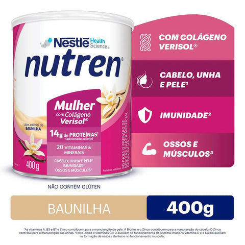 Nutren Beauty  Baunilha - 400 g