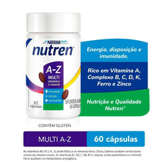 Polivitamínico Nutren A-Z Multi  60 Unidades - Cápsula
