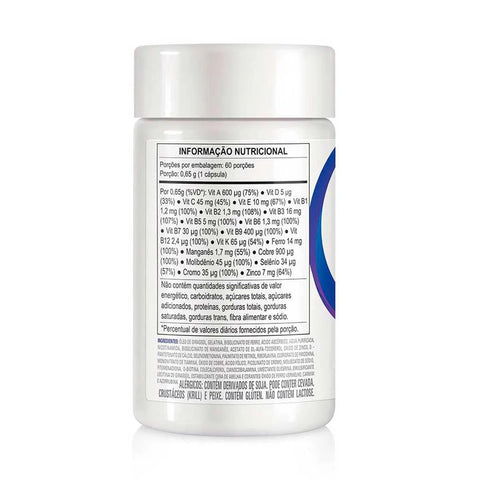 Polivitamínico Nutren A-Z Multi  60 Unidades - Cápsula
