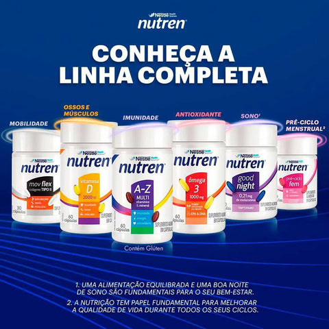 Polivitamínico Nutren A-Z Multi  60 Unidades - Cápsula