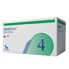 Novofine Agulhas 32G Tip Etx 4Mm Com 100