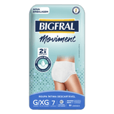 Fralda Geriátrica Bigfral Moviment  Tamanho G/XG - 7 Unidades