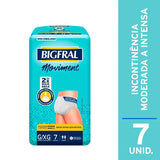 Fralda Geriátrica Bigfral Moviment  Tamanho G/XG - 7 Unidades
