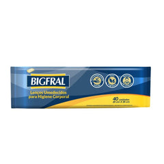 Toalha Umedecida Bigfral Suave Fragrância  40 Unidades
