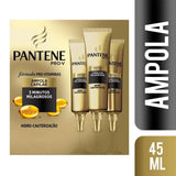 Ampola de Tratamento Pantene Hidratação Poderosa 3 Unidades Com 15Ml Cada