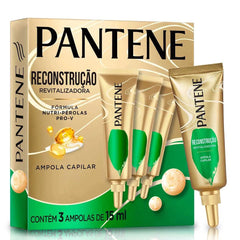 Ampola Para Tratamento Capilar Pantene Pro-V Restauração 3 Unidades Com 15Ml Cada