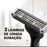 Aparelho de Barbear Descartável Gillette Prestobarba 3 Carvão Ativado 2 Unidades
