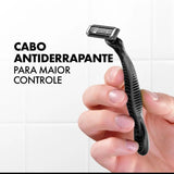 Aparelho de Barbear Descartável Gillette Prestobarba 3 Carvão Ativado 2 Unidades