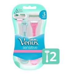 Aparelho de Depilar Gillette Venus Sensitive Feminino 2 Unidades