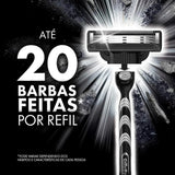 Carga Gillete Mach3 Carbono com 4 Unidades Leve Mais Pague Menos