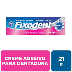 Creme Fixador de Dentaduras Fixodent Original 1 Unidade Com 21G