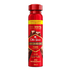 Desodorante Antitranspirante Aerosol Old Spice Amadeirado Spray 72h 200ml