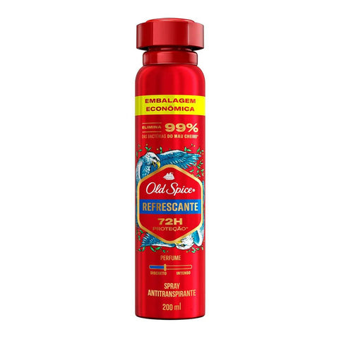 Desodorante Antitranspirante Aerosol Old Spice Refrescante Masculino 72h 200ml
