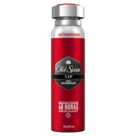 Desodorante Antitranspirante Aerosol Old Spice V-I-P Masculino 48h 150mL