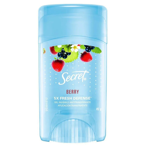 Desodorante Antitranspirante Secret Gel Frutas Vermelhas 45g