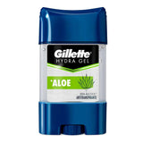 Desodorante Antitranspirante Sitck Gel Gilette Hydra Gel Aloe Masculino 48h Sem Álcool 82g