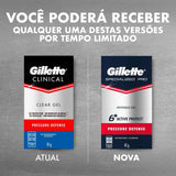 Desodorante Antitranspirante Stick Gillette Specialized Pro Invisble Gel Pressure Defense Masculino 48h 45g
