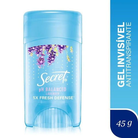 Desodorante Feminino Secret Clear Gel Lavanda, Stick Com 45G