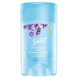 Desodorante Feminino Secret Clear Gel Lavanda, Stick Com 45G