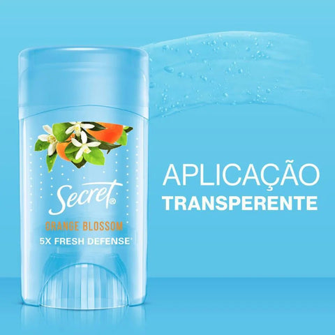 Desodorante Feminino Secret Clear Gel Lavanda, Stick Com 45G