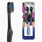 Escova de Dente Oral B Indicator Black Sensitive Com Carvão 2 Unidades