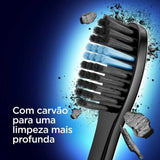 Escova de Dente Oral B Indicator Black Sensitive Com Carvão 3 Unidades