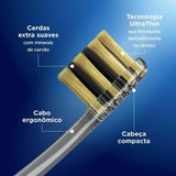 Escova de Dente Oral-B Sensitive Purification Gold Collection Ultrafina Com 4 Unidades