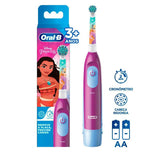 Escova Elétrica Oral-B Disney 3+ Anos, Princesas, Sortida Com 1 Unidade + Pilhas Duracell, Aa Com 2 Unidades