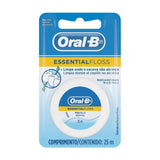 Fio Dental Oral-B Essential-Floss Menta, 1 Unidade Com 25M