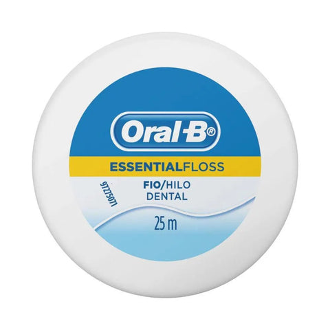 Fio Dental Oral-B Essential-Floss Menta, 1 Unidade Com 25M