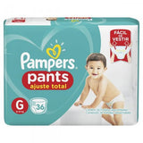 Fralda Pampers Pants Ajuste Total  Tamanho G - 36 Unidades