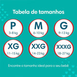 Fralda Pampers Pants Ajuste Total  Tamanho XXXG - 54 Unidades