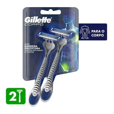 Gillette Corpo  2 Unidades